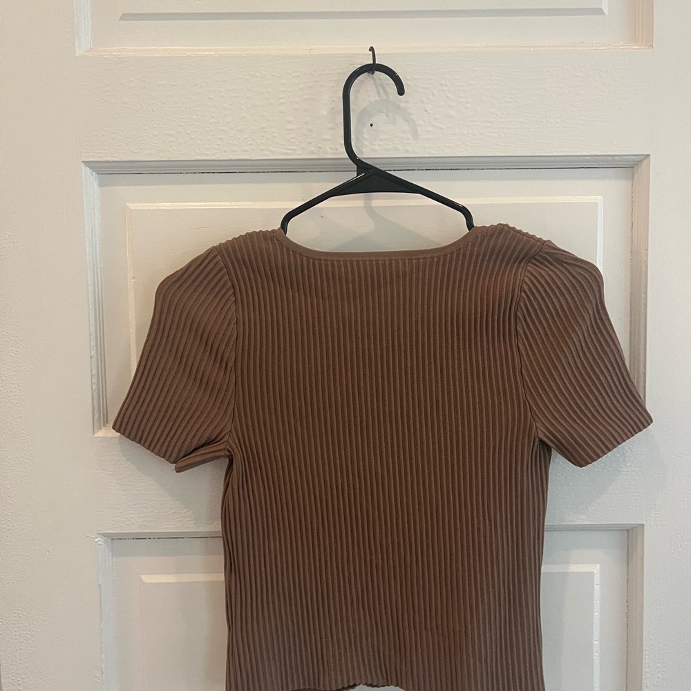 Madewell Ribbed Crop Top - Picture 3 of 4